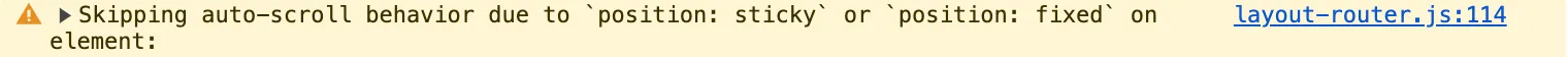 next-js-13-position-auto-scroll-warn